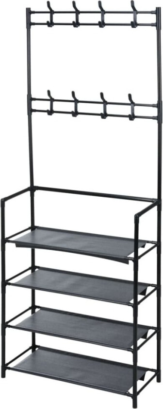 Storage solutions Klesstativ med 4 hyller 60x26x155 cm