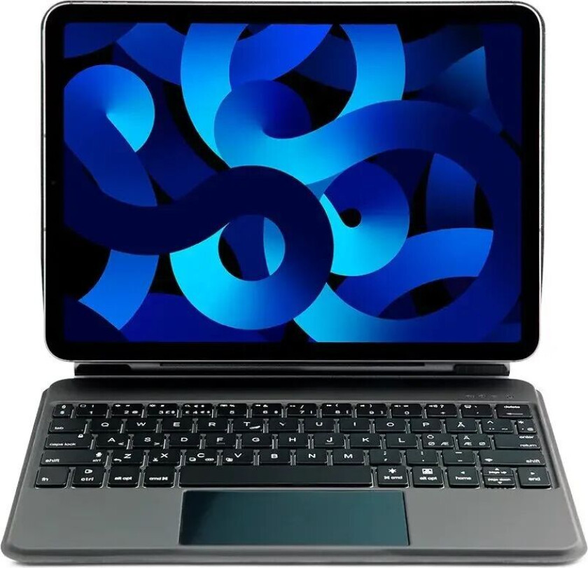 Bilde av iPad Air (2022 / 2020) / Pro 11 (2022 / 2021 / 2020 / 2018) Xceed CoverKey Wireless Keyboard med Deksel (XCCK09SCBLK) - Nordic layout - Black