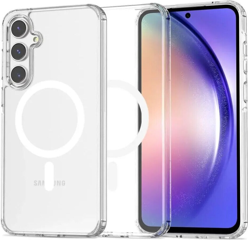 Samsung Galaxy A55 (5G) Tech-Protect Flexair Hybrid Deksel - MagSafe Kompatibel - Gjennomsiktig