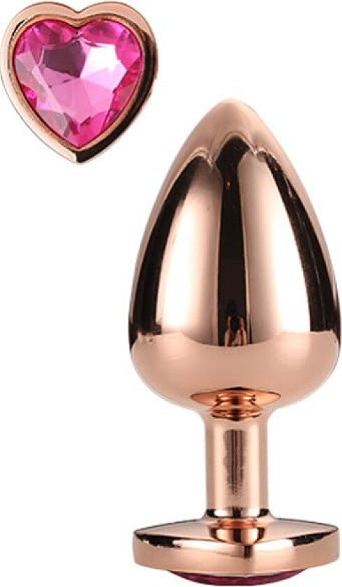 Gleaming Love Rose Gold Plug Small
