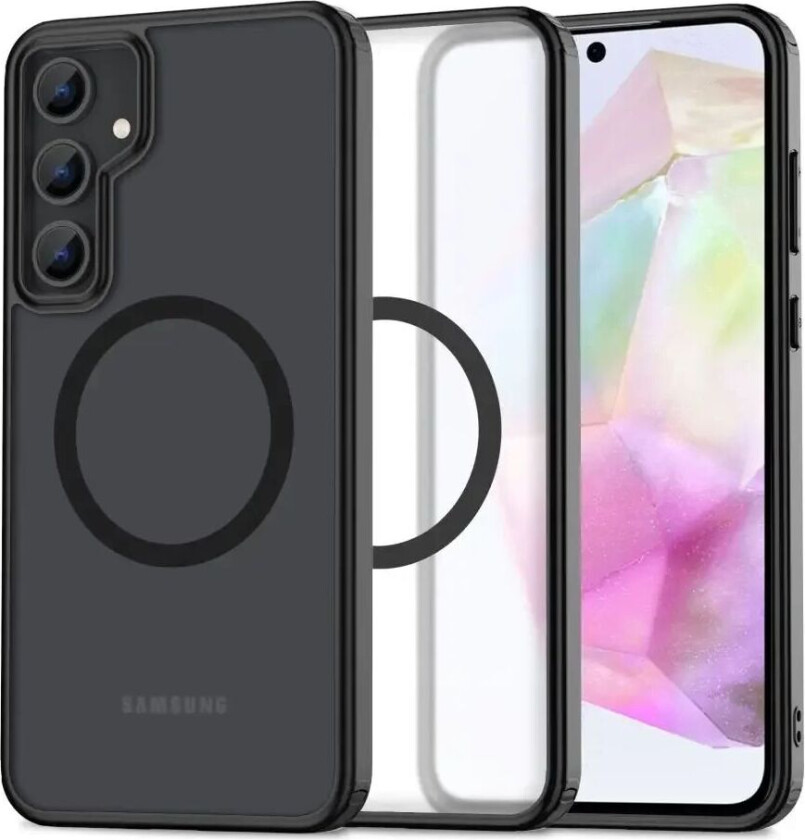 Samsung Galaxy A35 (5G) Tech-Protect Magmat Deksel - MagSafe Kompatibel - Mat Svart