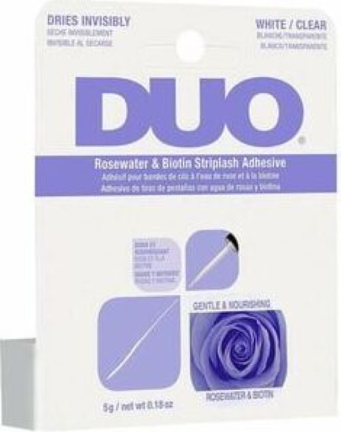 Duo Biotin Rose Striplash Adhesive Clear 5g