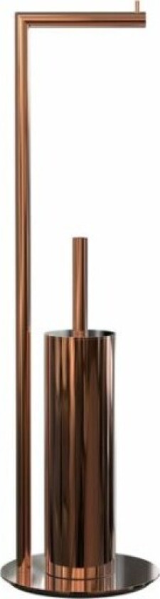 Bilde av Nova2 dorullholder med toalettbørste, kobber