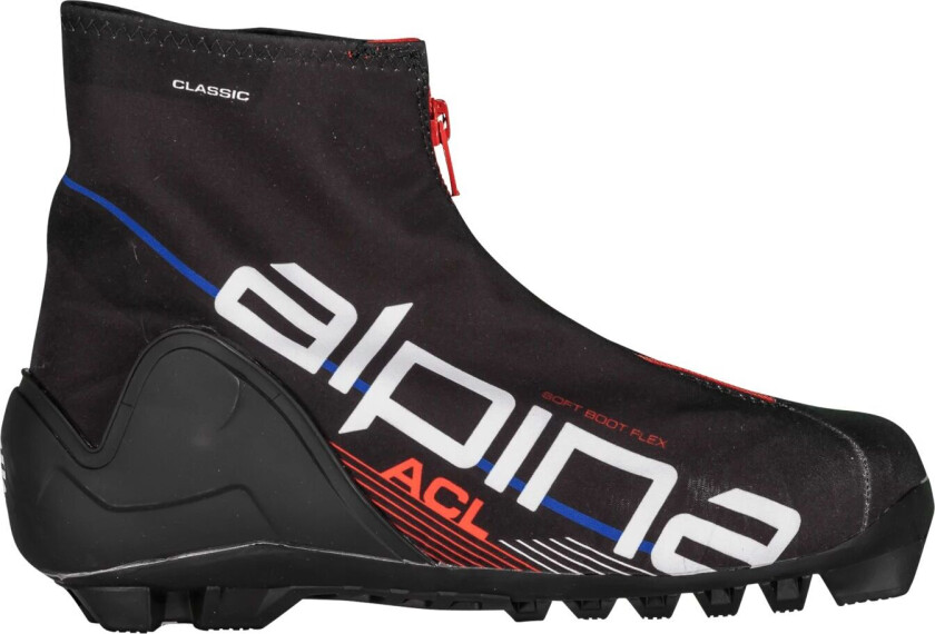 XC Boots ACL Classic, klassisk langrennsstøvel, unisex black/red/blue