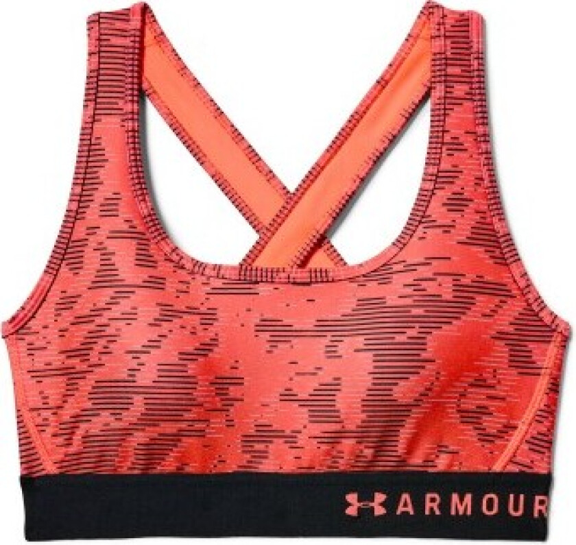 BH Mid Crossback Print Sports Bra Rød Mønster polyester Small Dame