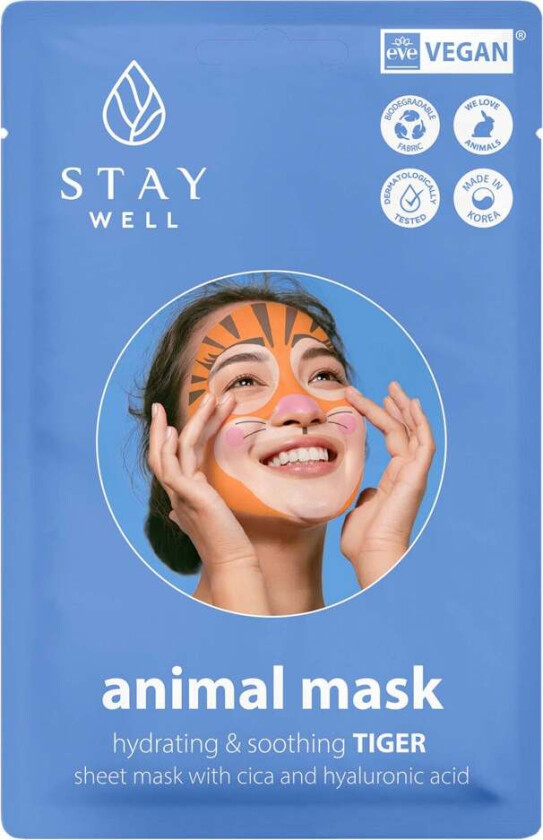 Well Animal Mask Tiger - 1 pcs