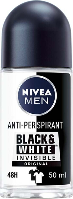 MEN Invisible Black & White Roll-On Deodorant - 50 ml