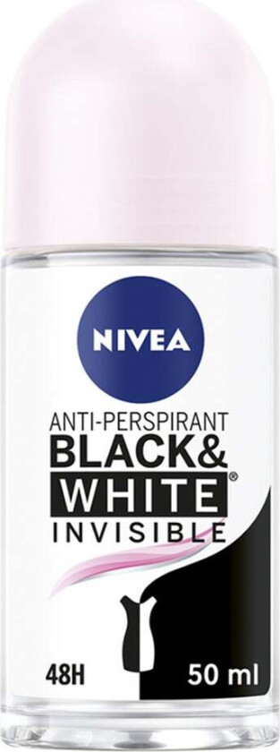 Invisible Black & White Clear Roll-On Deodorant - 50 ml