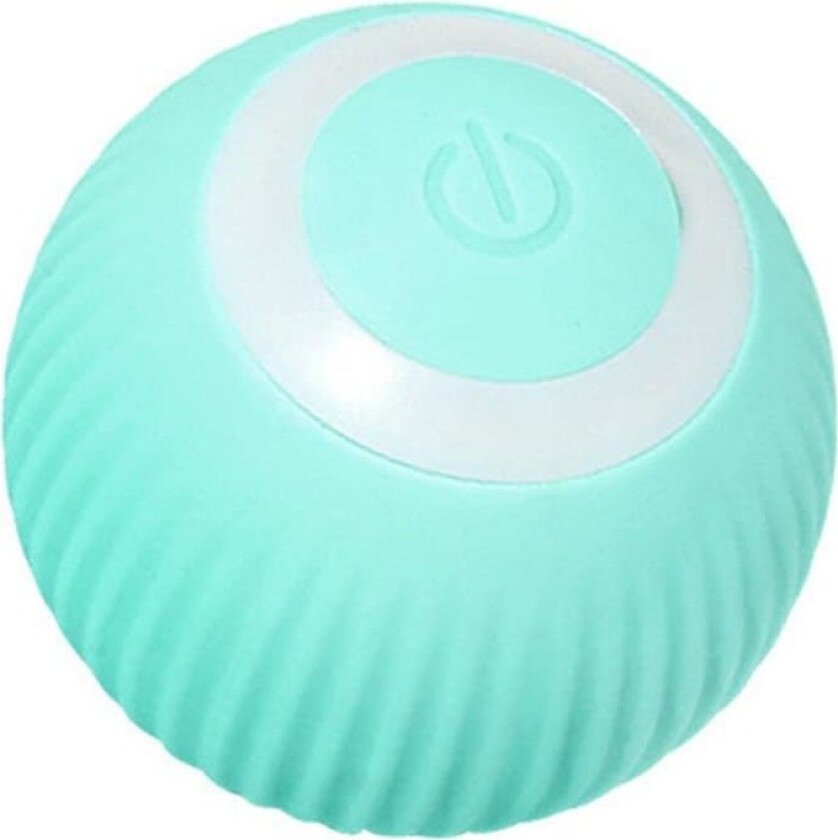 Lekeball for katt, oppladbar - turkis