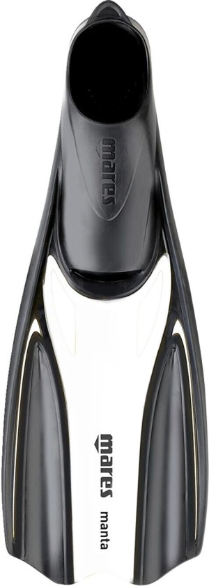 Manta diving fin FF, svømmeføtter senior White