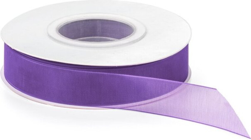 Gavebånd Organza 40m - Lilla