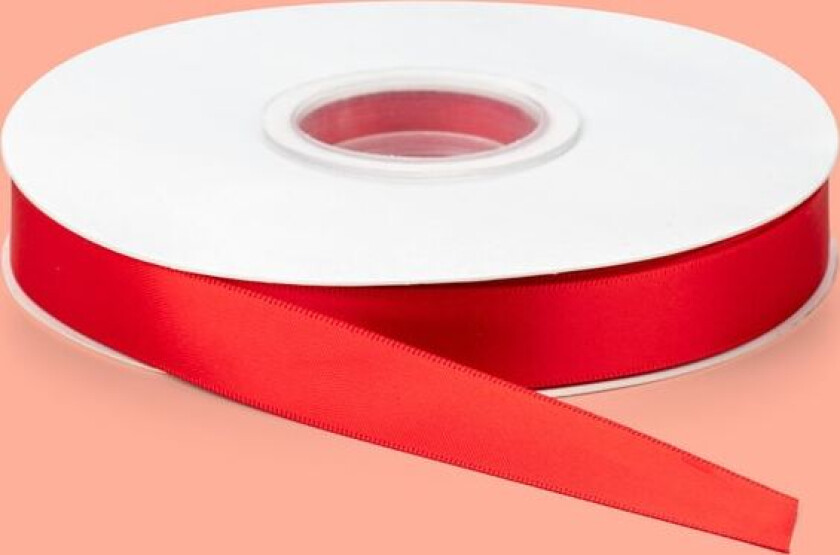 Gavebånd Satin 40m - Rød