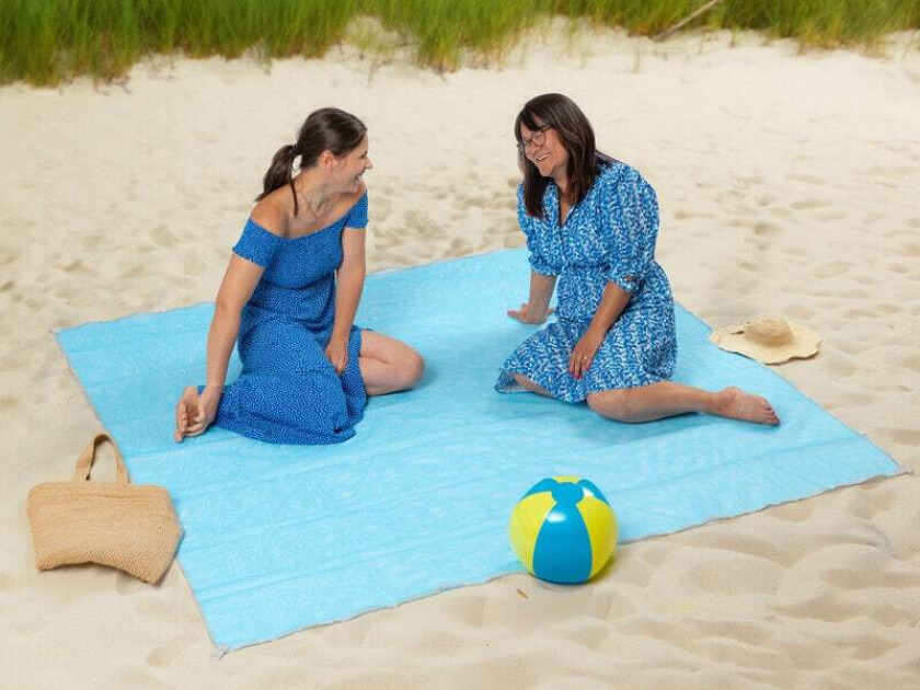Sandfritt strandteppe