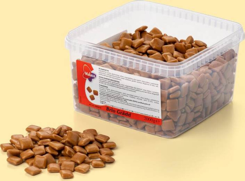 Brio fløtekarameller smågodt 2 kg