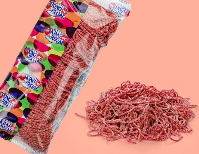 Bilde av Spagetti Jordbær Smågodt 1 kg