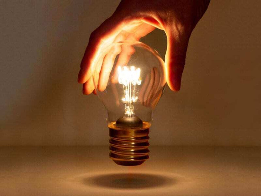 Lyspære uten ledning