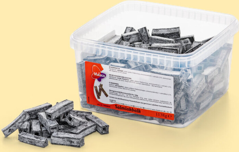 Salmiakstang Smågodt 1,1 kg