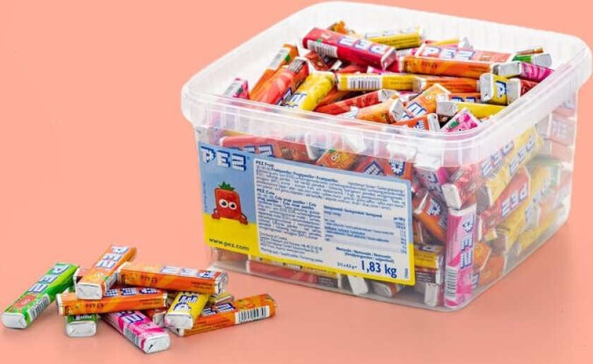 Pez-tabletter Smågodt 1,8 kg