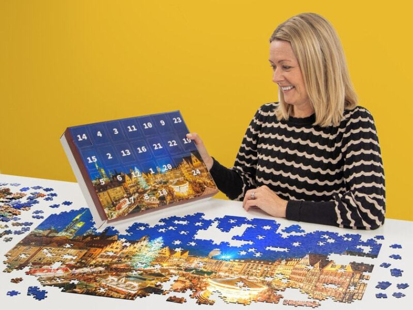 Puslespillkalender (1000 biter)