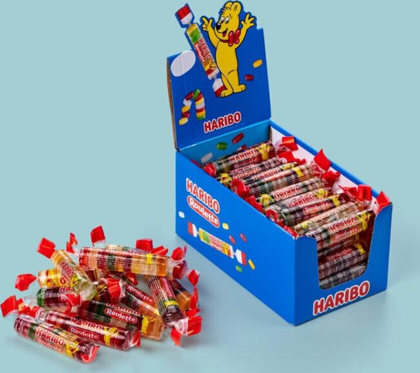 Bilde av Haribo Roulette Frukt Pesetos 1,2 kg