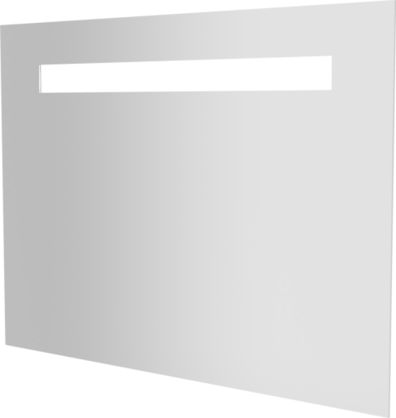 Proline speil med lys, 80x60 cm