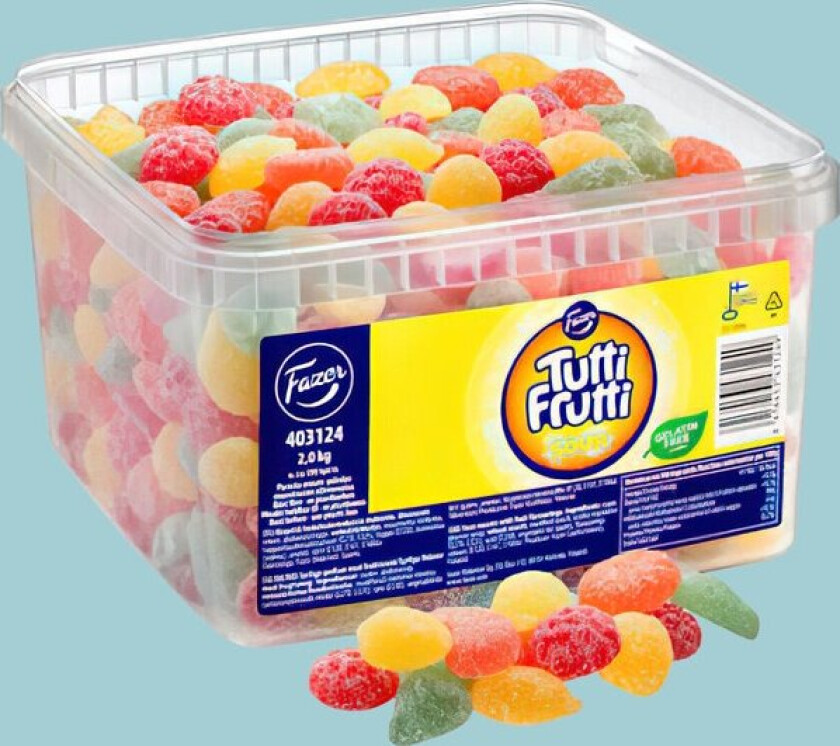 Tutti Frutti Sour Smågodt 2 kg