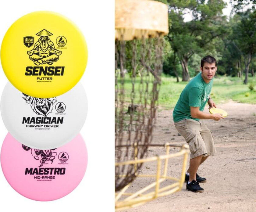 Bilde av Discmania Frisbeegolf 3-pakning