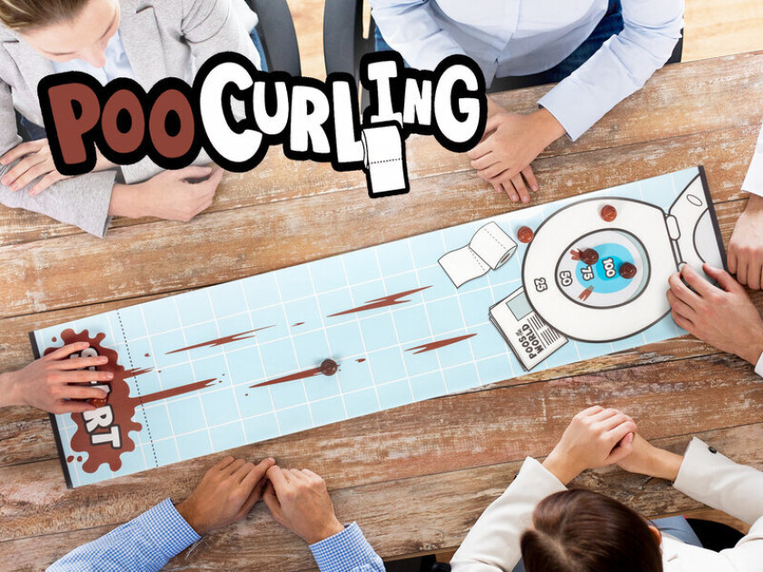Poo Curling-spill