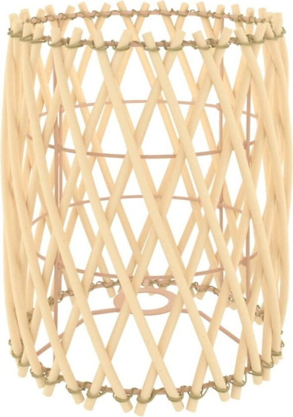 Lampeskjerm Ø23x28 cm flettet