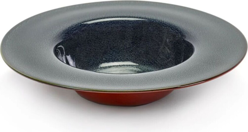 Terres de Rêves dyp tallerken 21,3 cm Dark blue-rust