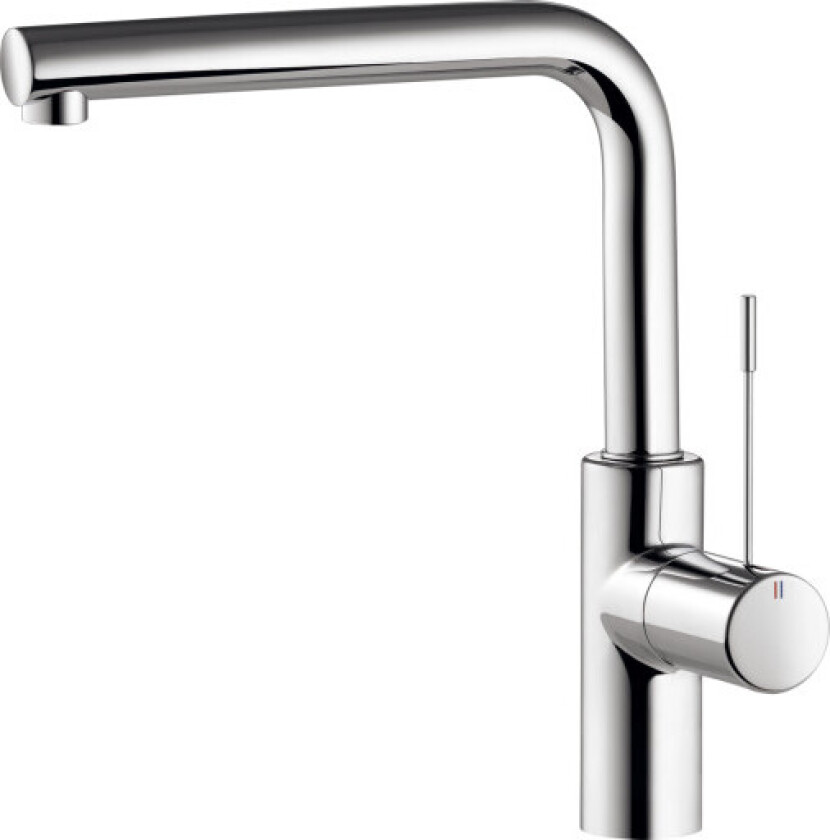 KWC ONO kjøkkenarmatur i krom med fast L-tut
