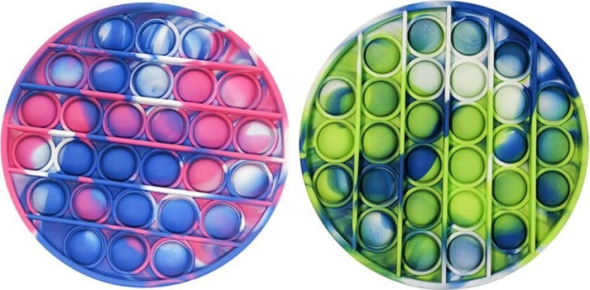 2-pak Pop It Fidget Toy Original - Flerfarget - NYTT