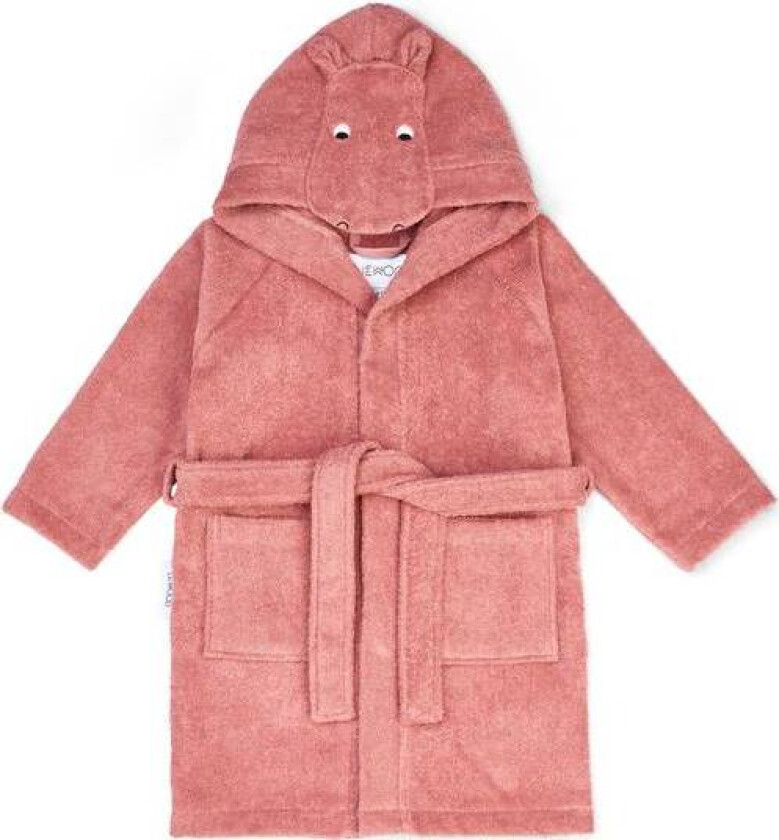 Lily badekåpe - Hippo / dusty raspberry mix