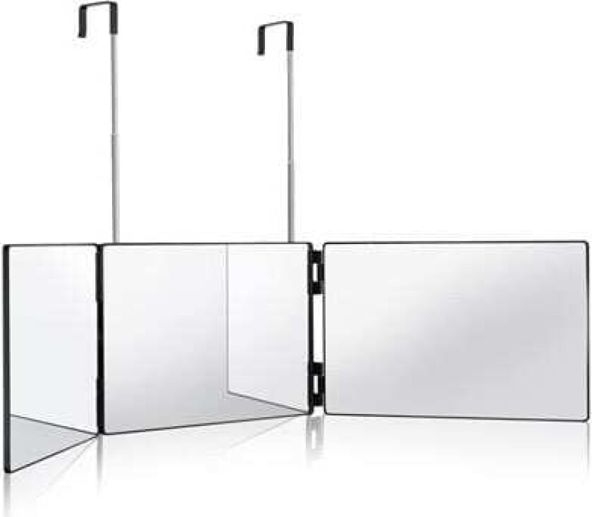 sammenleggbart baderomsspeil med LED - 360º med hengende - 3 essensielle hengende speil