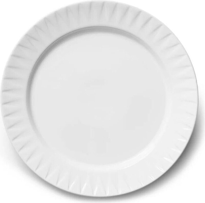 Coffee & More tallerken 27 cm Hvit