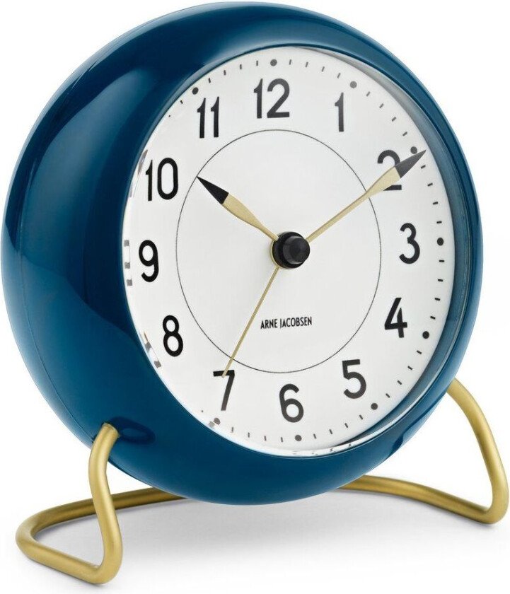 Bilde av AJ Station bordklokke petrolblå petrolblå