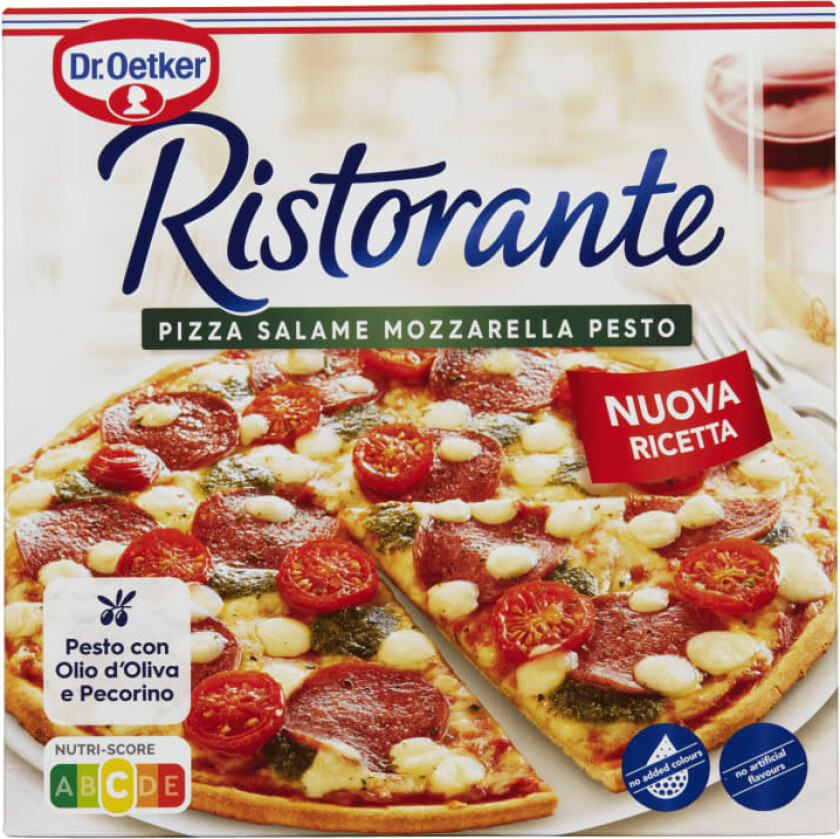 Ristorante Pizza Salame Mozz Pesto 360g