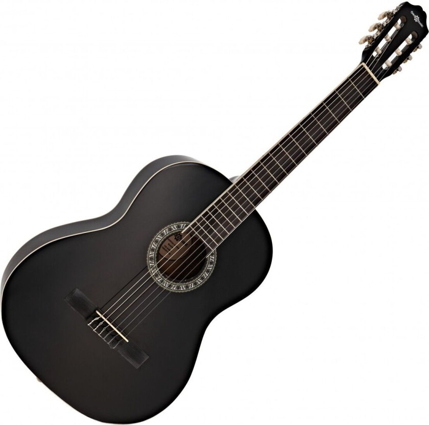 Gear4Music Klassisk Gitar Svart fra Gear4music