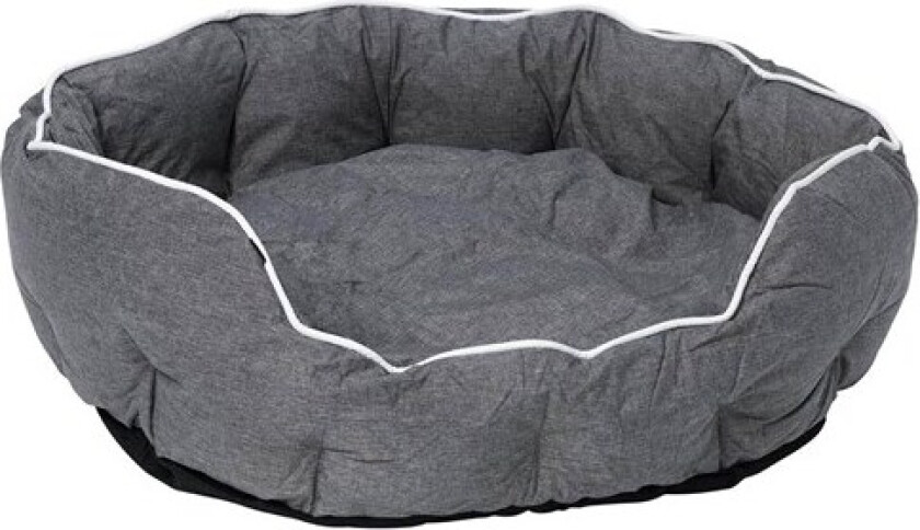 Buddy oval seng Grå XL