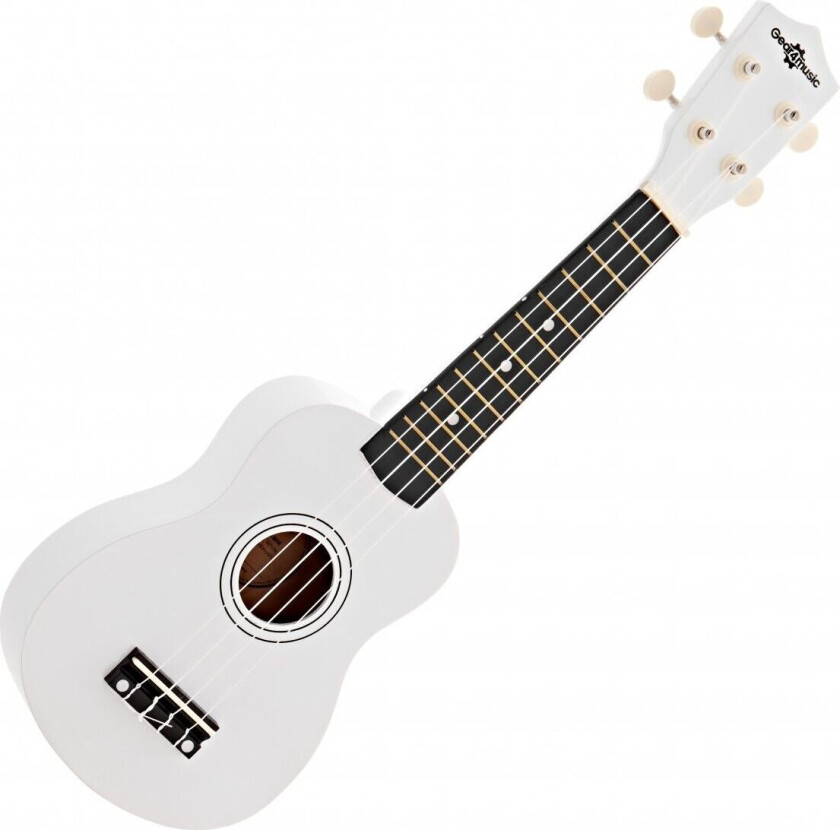 Gear4Music Ukulele fra Gear4music Hvit