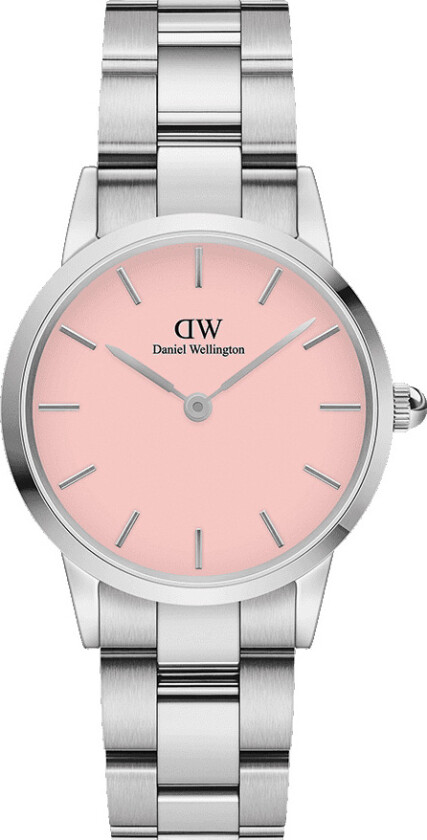 Iconic Link Blush 36mm DW00100536 - Kvarts - Sølv - Dameklokker - Rustfritt stål - ledd m/pin - Mineral