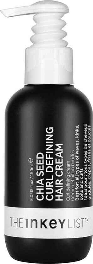 The Inkey List Chia Seed Curl Defining Hair Cream 150ml