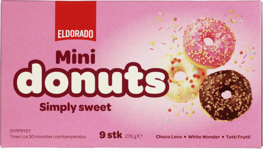 Donuts Mini Trio 9stk 276g