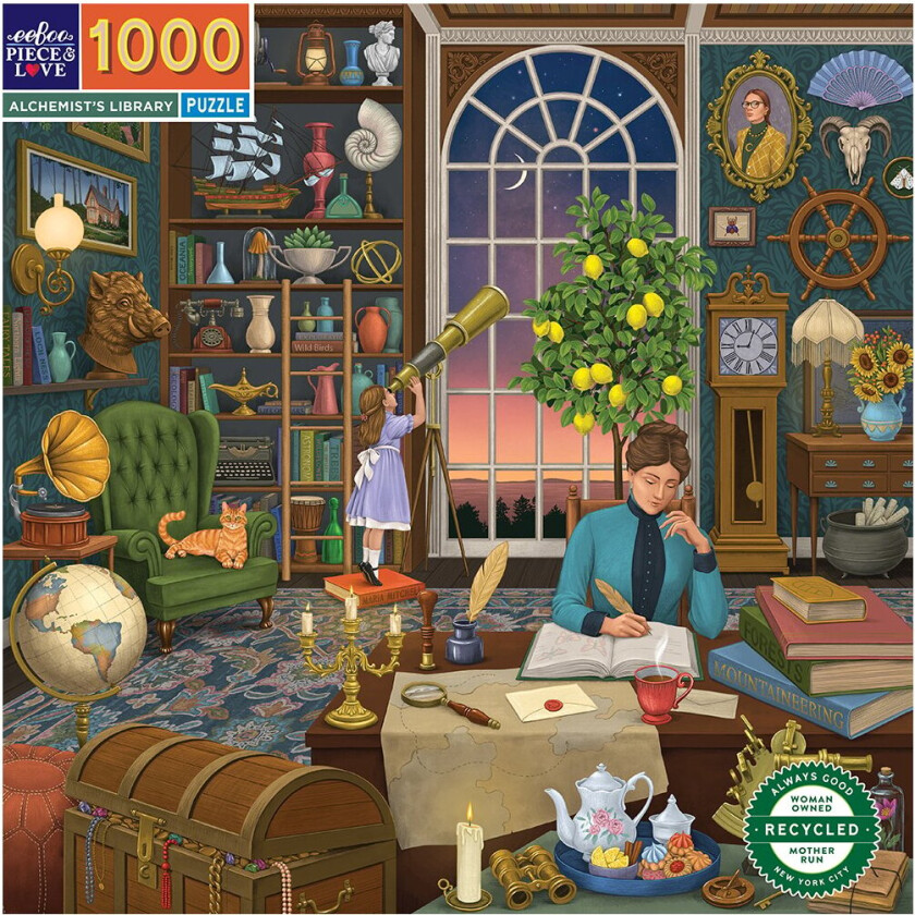 EEBOO - Puzzle 1000 pcs - Alchemists Library - (EPZTAHL)