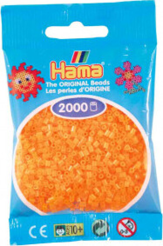 Mini 2000 Perler Neon Oransje 38