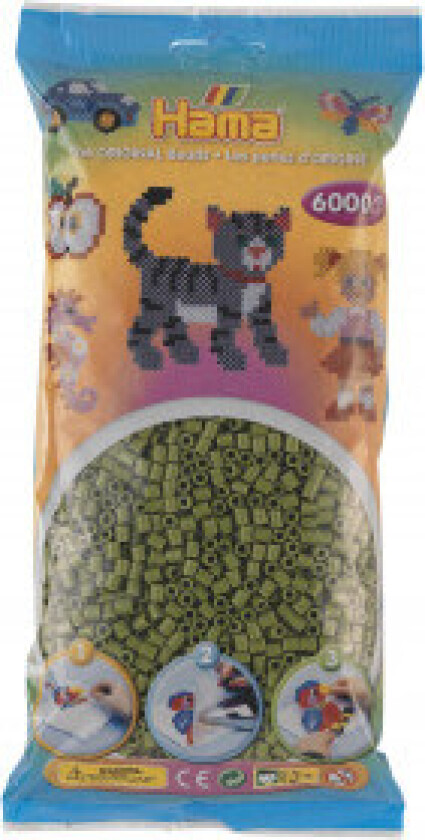 Midi 6000 Perler - Oliven Grønn 84