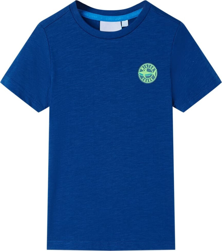 T-skjorte for barn mørkeblå 128