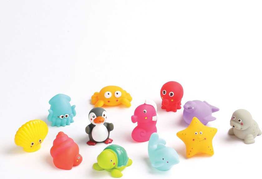Ludi - Bath animals - 12 pcs - LU2174