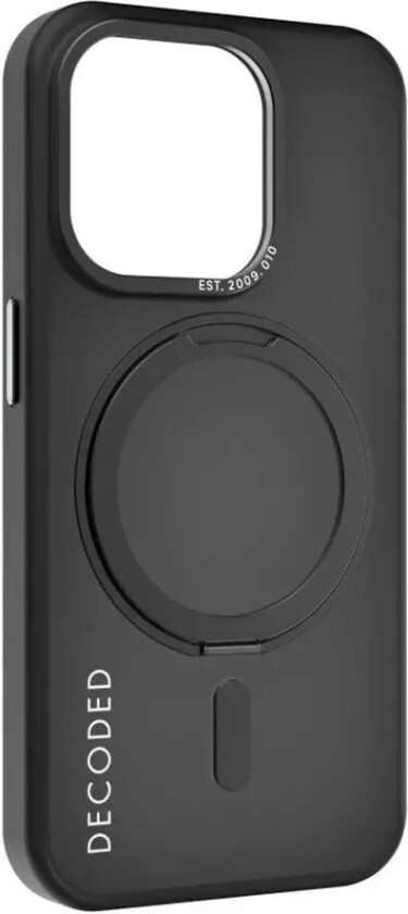 Loop Stand Backcover MagSafe Deskel til iPhone 15 Pro - Svart