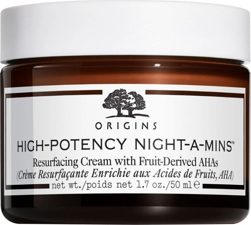 High-Potency Night-A-Mins Resurfacing Night Cream with Fruit-Derived AHAs (50 ml)